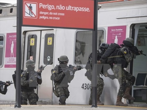 Brasilien verschärft Sicherheitsvorkehrungen auf Flughäfen vor den Olympischen Spielen - ảnh 1